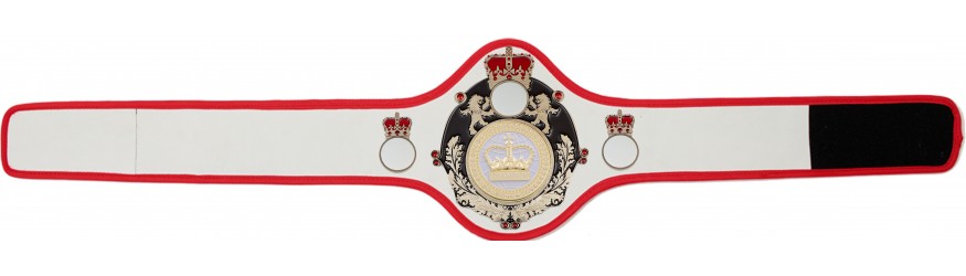 QUEENSBURY CHAMPIONSHIP BELT QUEEN/B/G/WHTGEM - AVAILABLE IN 8+ COLOURS